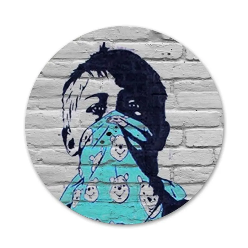 Граффити Бэнкси значки металлические для украшения одежды и рюкзака|Значки| |