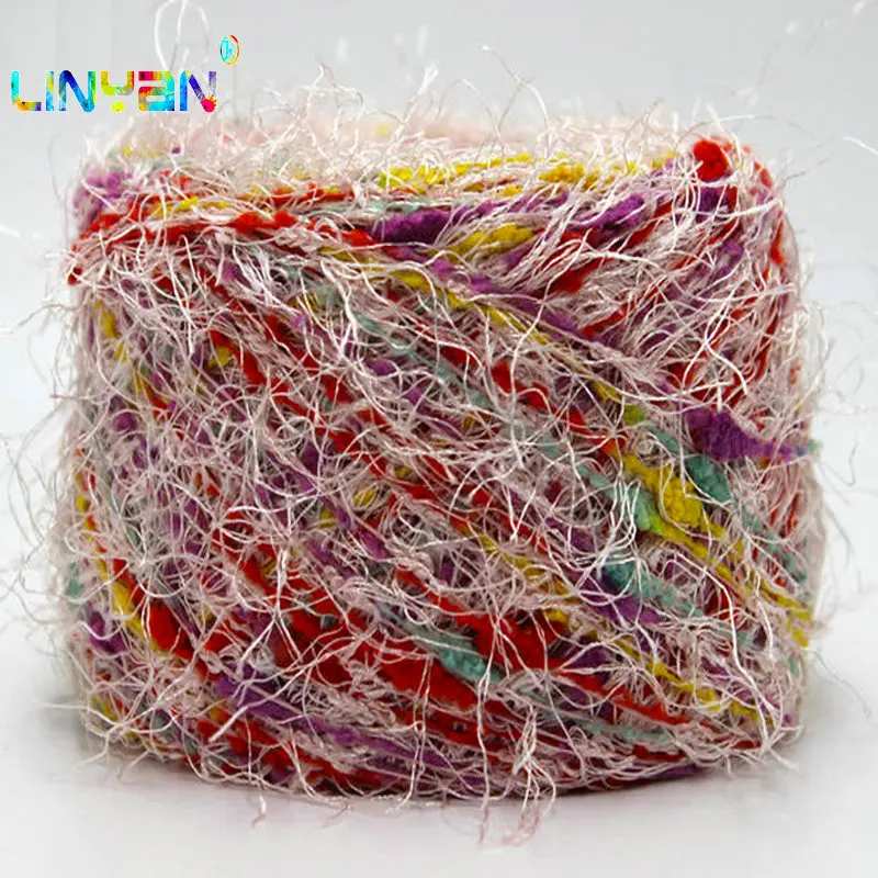 100 г красочный мохеровый шерстяной свитер трикотаж ручная вязка Оптовая пряжа