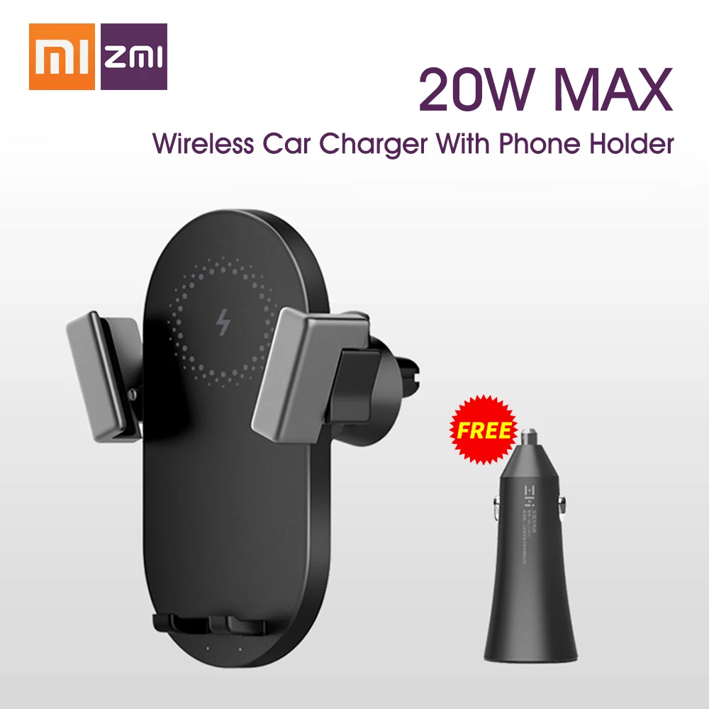 Оригинальное беспроводное автомобильное зарядное устройство Xiaomi 20 Вт WCJ02ZM с
