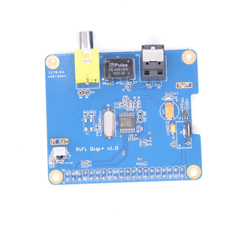 Цифровая звуковая карта HIFI DiGi + плата расширения SPDIF ies модуль для Raspberry Pi 3B/Zero/2B/B |