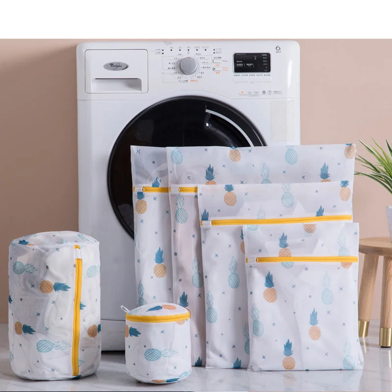 Сетчатая Сумка для белья с ананасовым принтом сумка из полиэстера стирки нижнего