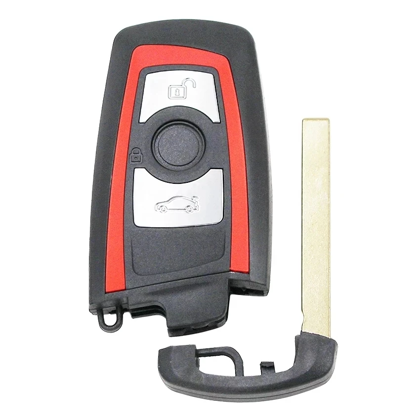KEYECU красный дистанционный ключ 3B 315 МГц HUF5662 433 HUF5767 868 HUF5661 PCF7953 PCF7945 для BMW F шасси FEM /