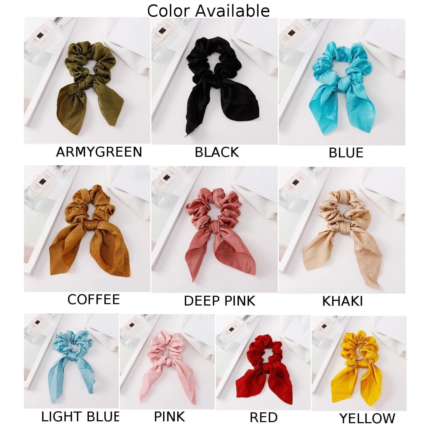 

Korean Elegant Bow Hair Band Simple Wild Hair Rope Hair Band Tie Ponytail Girls Summer Bohemian Hair Bands Print Headbands Vinta