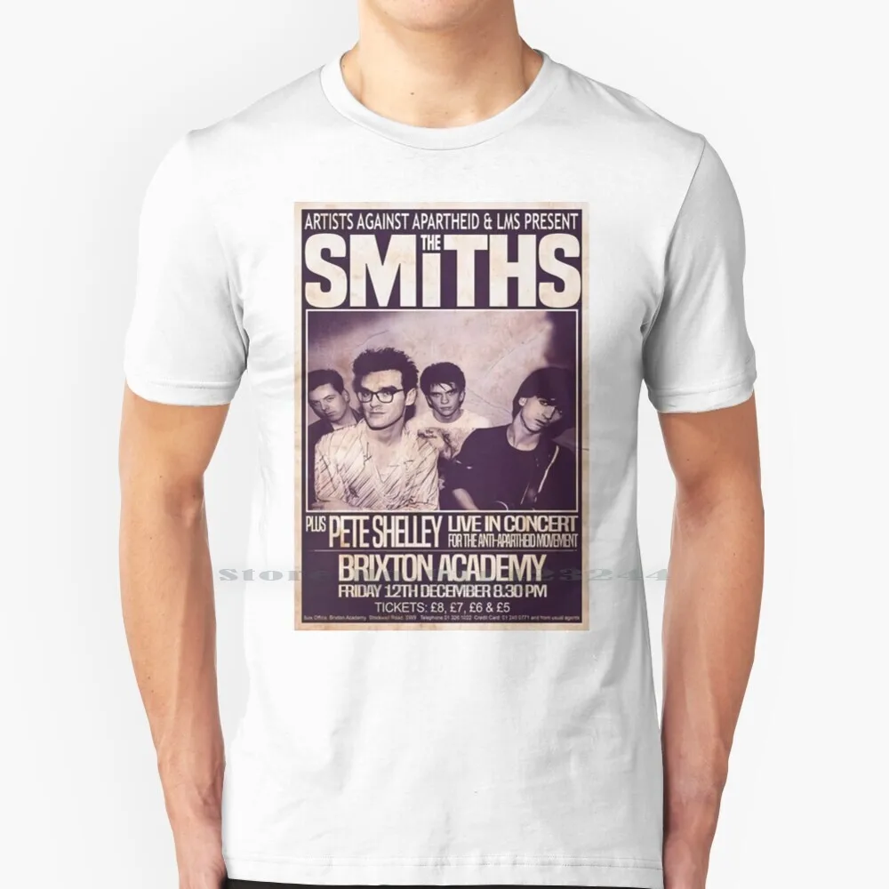 

The Smiths 1986 финальный концерт футболка хлопок 6XL классная музыка Легенда Забавный хороший красивый стиль хип-хоп тренд
