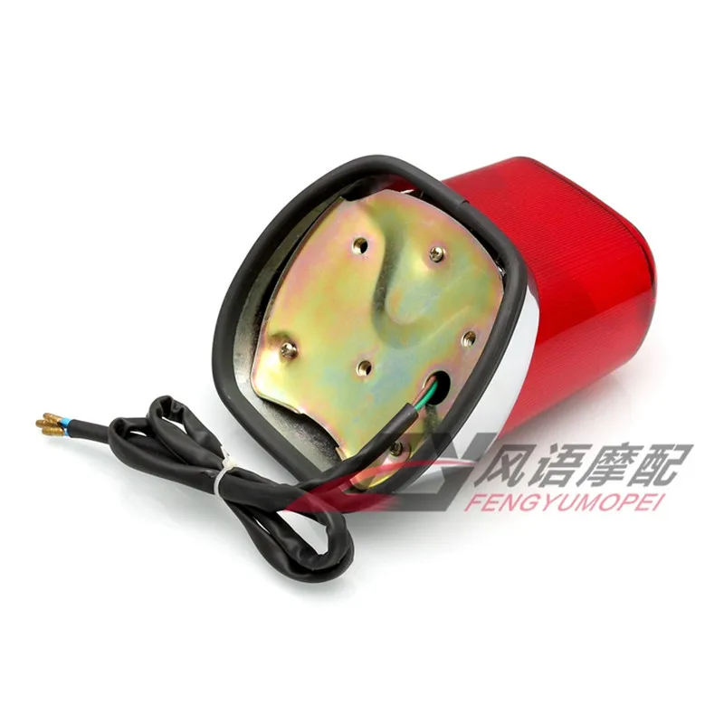 

Refit Universal Motorcycle Rear Light License Plate Lighting Brake Light Signal Lamp ABS Plastic Lamp Shell for Yamaha 250 XV250