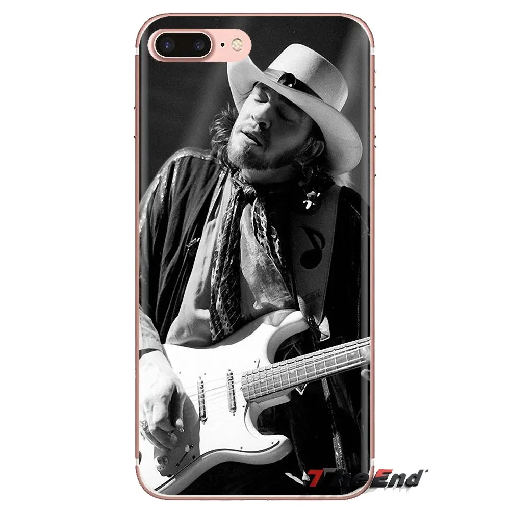 For Samsung Galaxy S2 S3 S4 S5 MINI S6 S7 edge S8 S9 Plus Note 2 3 4 5 8 Coque Fundas Guitar World Presents Stevie Ray TPU Cover |