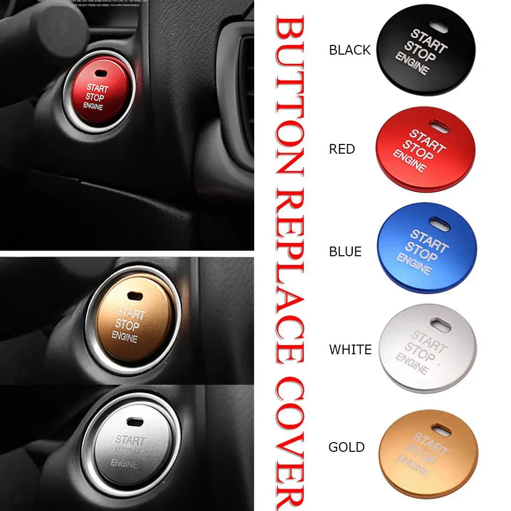 Кнопка запуска двигателя Замена крышки Стоп ключ аксессуары переключатель