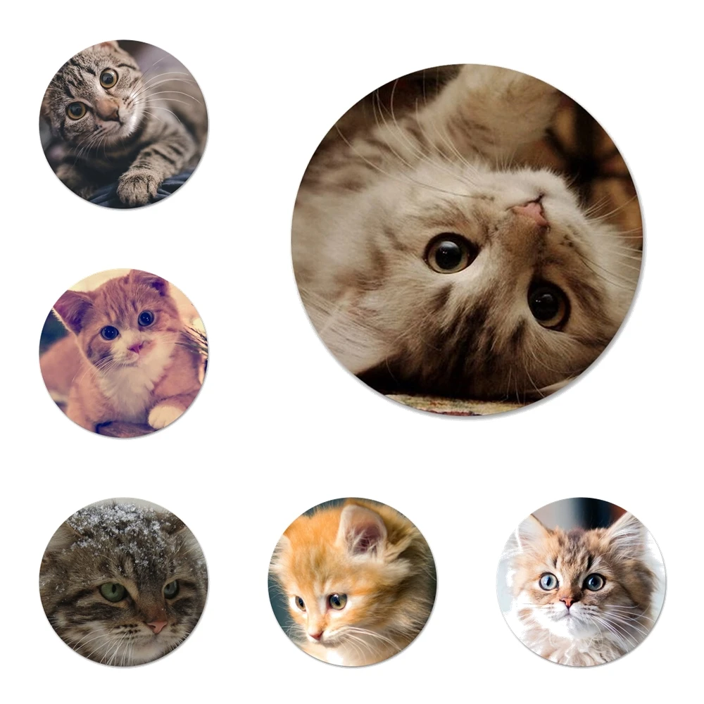 

Милый котенок с животными, кухонный домашний декор, магнитный холодильник, открывалка для бутылок для пива, колы 58 мм