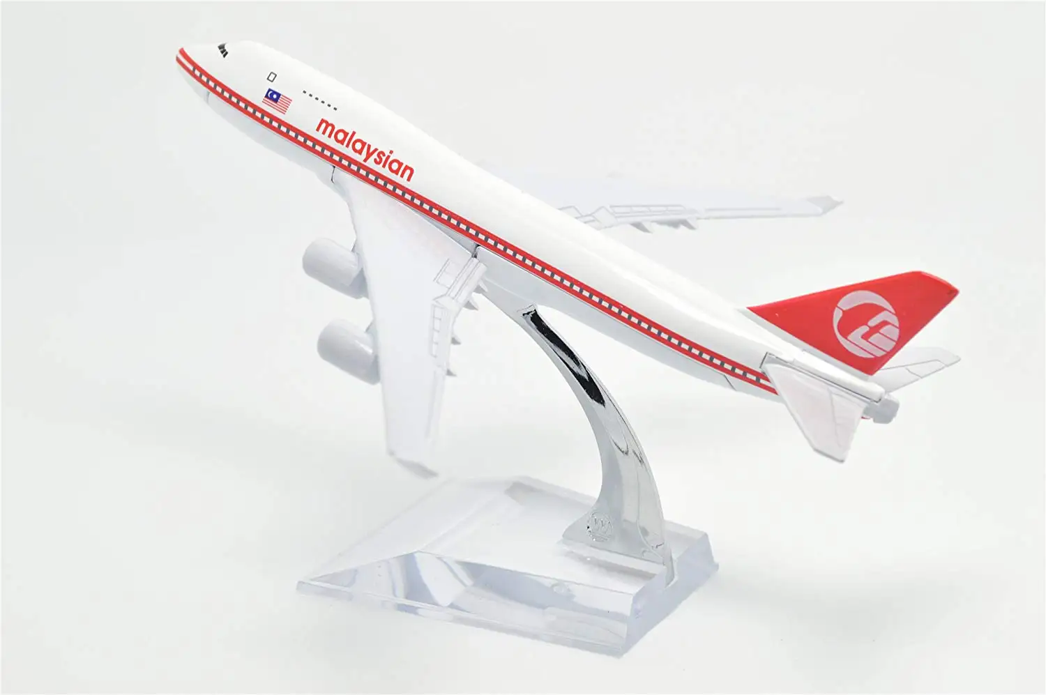 Династия Тан (ТМ) 1:400 16 см малайзийские авиалинии B747-400 металлическая модель