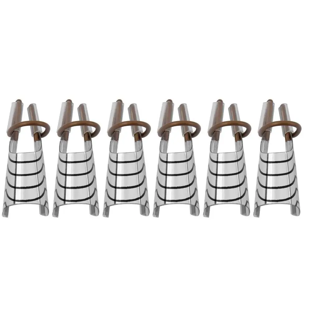 5 шт. многоразовые формы для ногтей алюминиевые направляющие инструмент