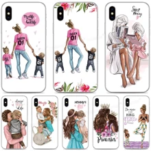 Silicone Mom Baby Girl Boy Phone Case For OPPO Find X2 Pro A9 A8 A5 A31 2020 A91 AX5S Realme 5 6 X50 Reno A 3 Pro A52 A72 Cover