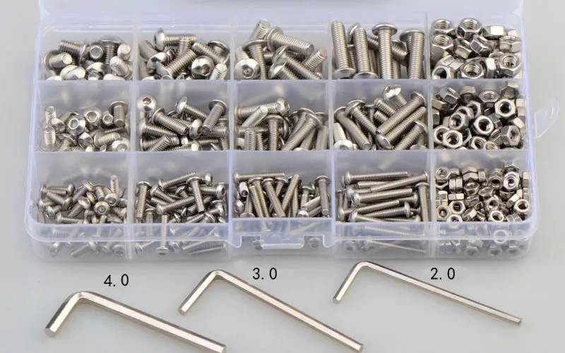 520 шт. шестигранный болт с головкой из нержавеющей стали 304 ISO7380 | Обустройство