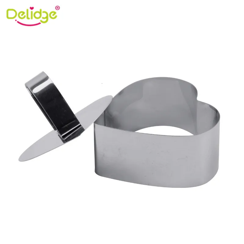 Delidge 1 шт. муссы формочки для печенья 3D из нержавеющей стали кондитерское печенье, фондан, пирог форма для выпечки свадебный торт украшения инструменты