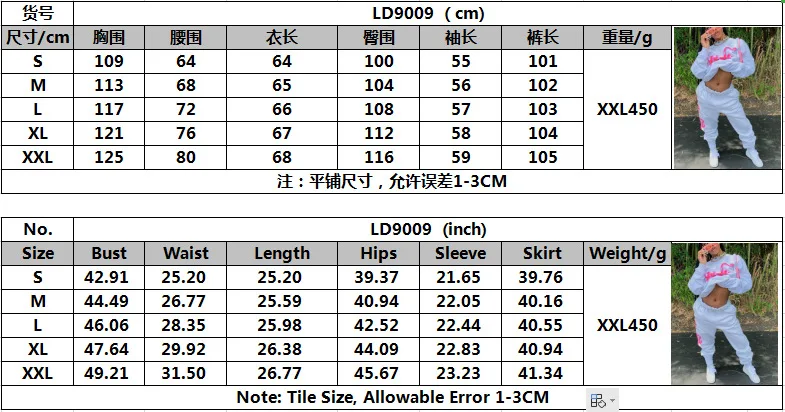 

Sweatpants Set Women Suit Set Tracksuit Two Piece Women Set Sport Casual Outfit Fall Clothes for Women Sweatshirt Jumper Top