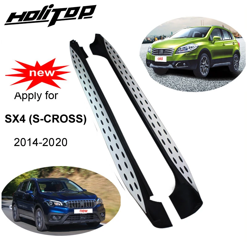 Популярная боковая ступенчатая педаль для Suzuki SX4 (S CROSS) 2014 2020 новейший дизайн (BM и