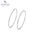 Xuping модные ювелирные изделия, Новое поступление, серьги-кольца цвета родия для женщин A00823452