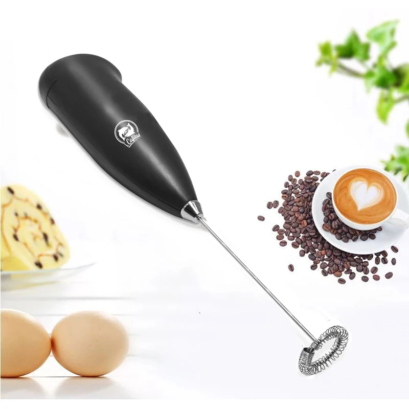 iCafilas Milk Frother Egg Beater Cake Mixer Tool Electric Time Saver Automatic Coffee Gadgets