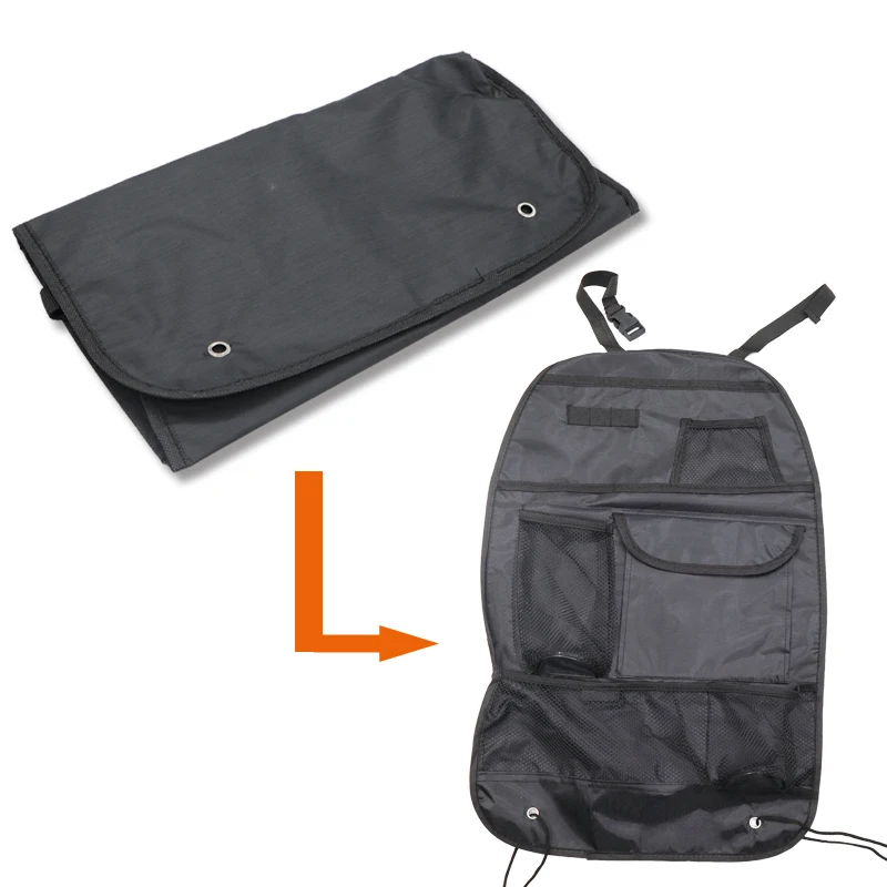 

Portable Car Seatback Storage Bag Multi-pocket Waterproof Fabric Storage Bag Car Interior Storage and Finishing Car Storage
