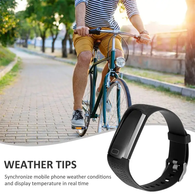 

1pc Smart Wristband Blood Pressure Heart Rate Sport Activity Fitness Smart Band