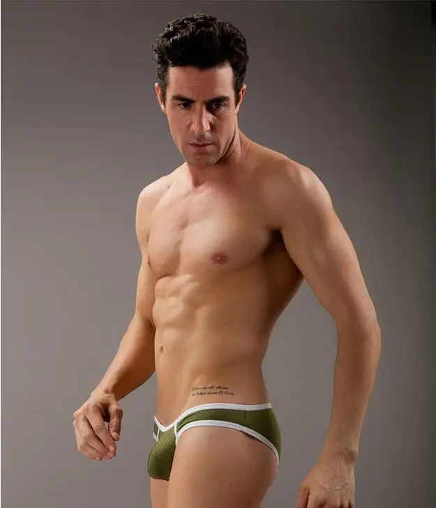 Новое Брендовое сексуальное мужское нижнее белье с U образным мешочком мужские