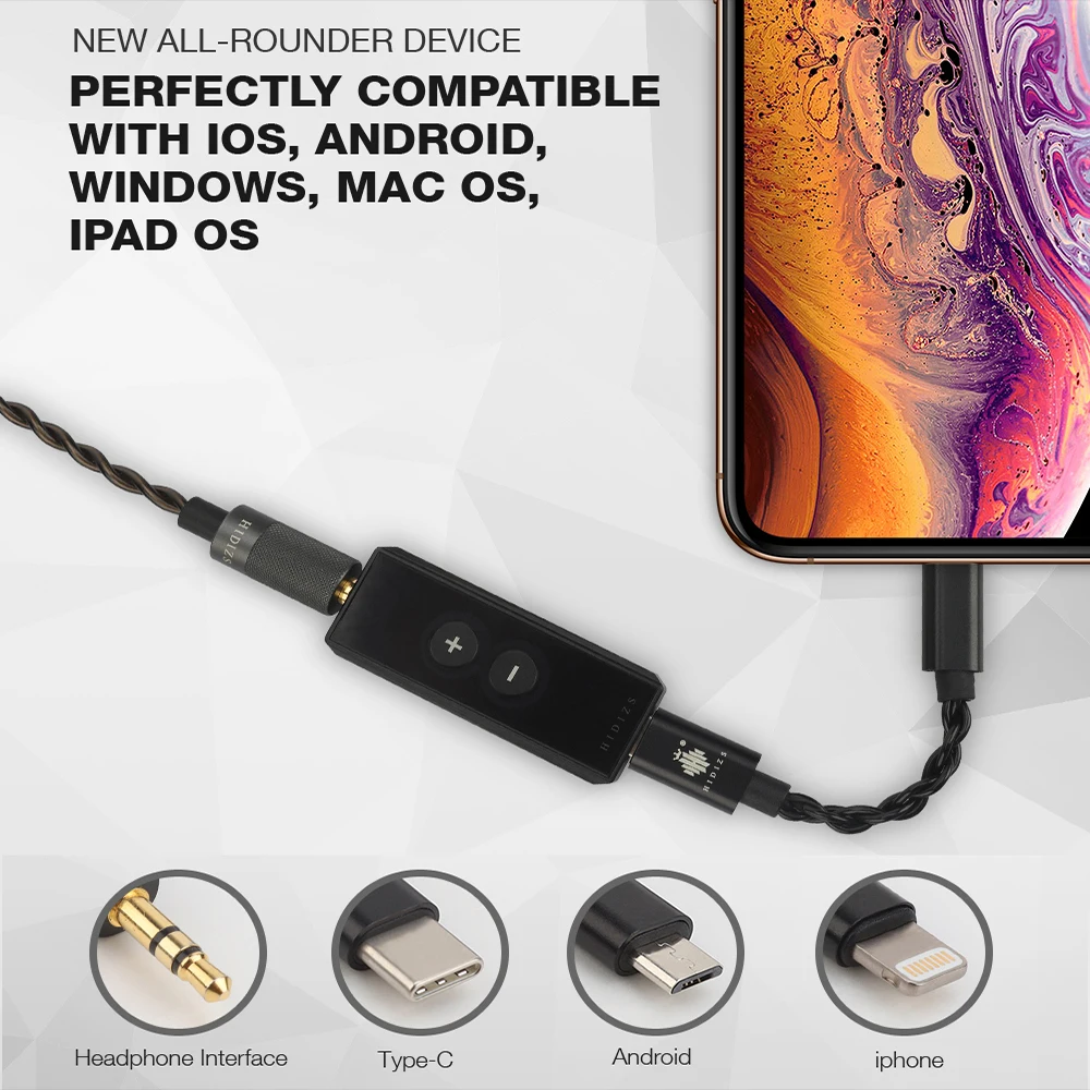 Hidizs S8 Double CS43131 USB портативный DAC TYPE C до 3 5 мм HiFi усилитель декодирования для