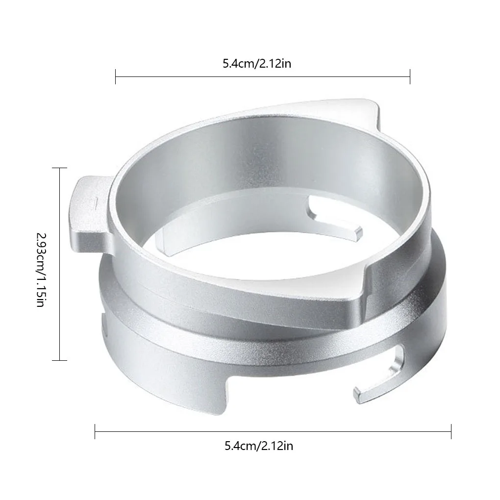 

54mm Stainless Steel Intelligent Dosing Ring Brewing Bowl Coffee Powder For Espresso Barista Funnel Barista Coffee Machine