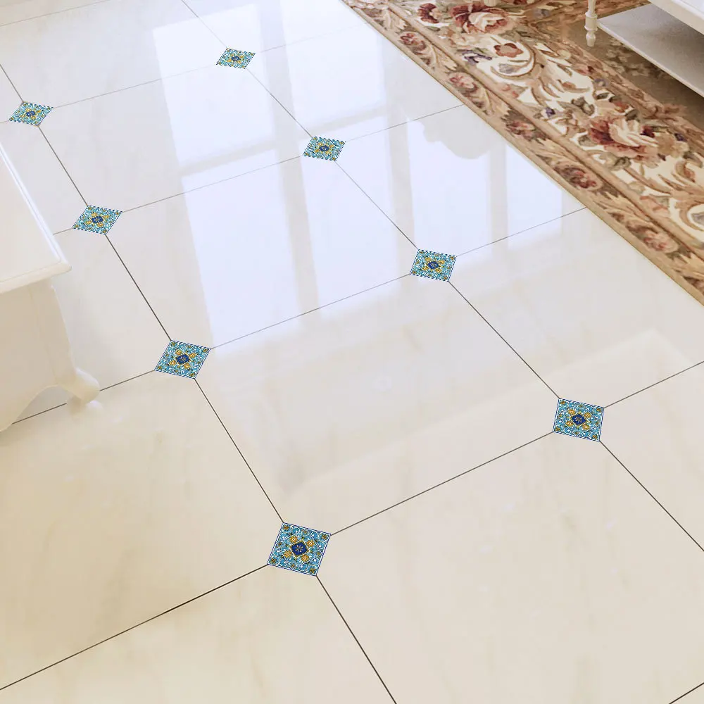 Диагональная наклейка для кухни 20 шт./компл. декоративная Европейская Настенная