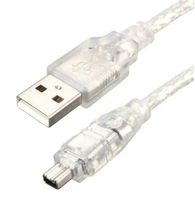 LBSC USB мужчина к Firewire IEEE 1394 4-контактный iLink шнур адаптера кабеля для SONY DCR-TRV75E DV 1 2 м |