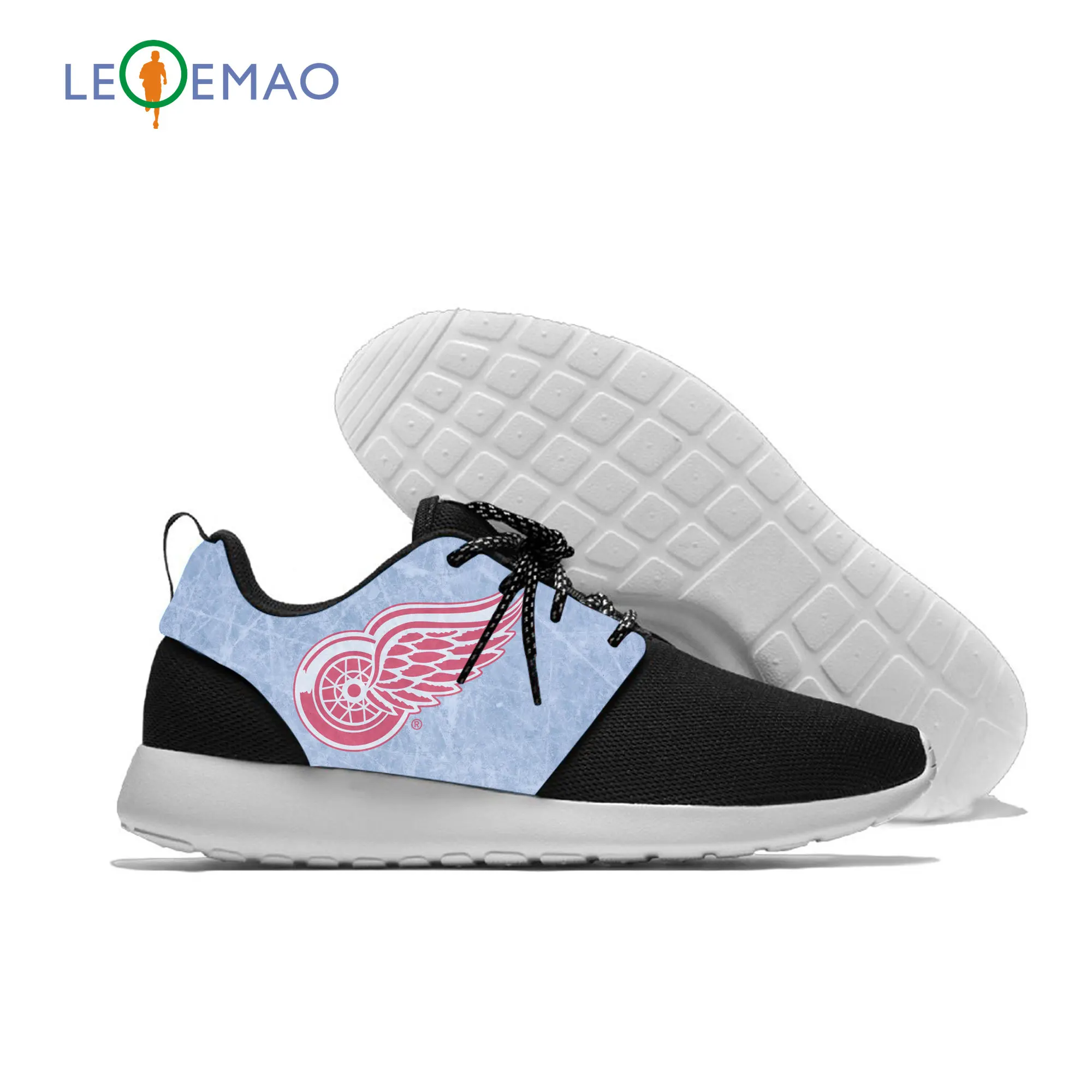 

Red Wings Leisure Casual Sneakers Mens And Womens Breathable Lightweight Mesh Sport Running Shoes For Detriot Baseball Fans