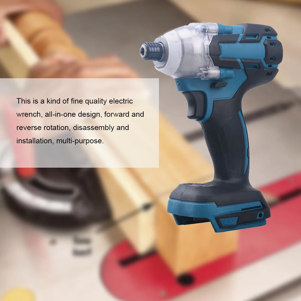 18V Аккумуляторный ударный гайковерт отвертка Бесщеточный двигатель с высоким