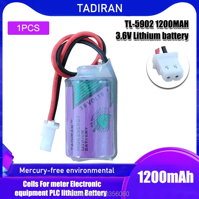 1 шт. для TADIRAN новый оригинальный 3 6 V ER14250 TL-5902 1/2AA батарея с вилкой | Электроника