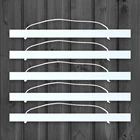 Оптовая продажа, белая деревянная вешалка из МДФ, фоторамка, искусственная деревянная вешалка для картины, холщовая Магнитная настенная рамка