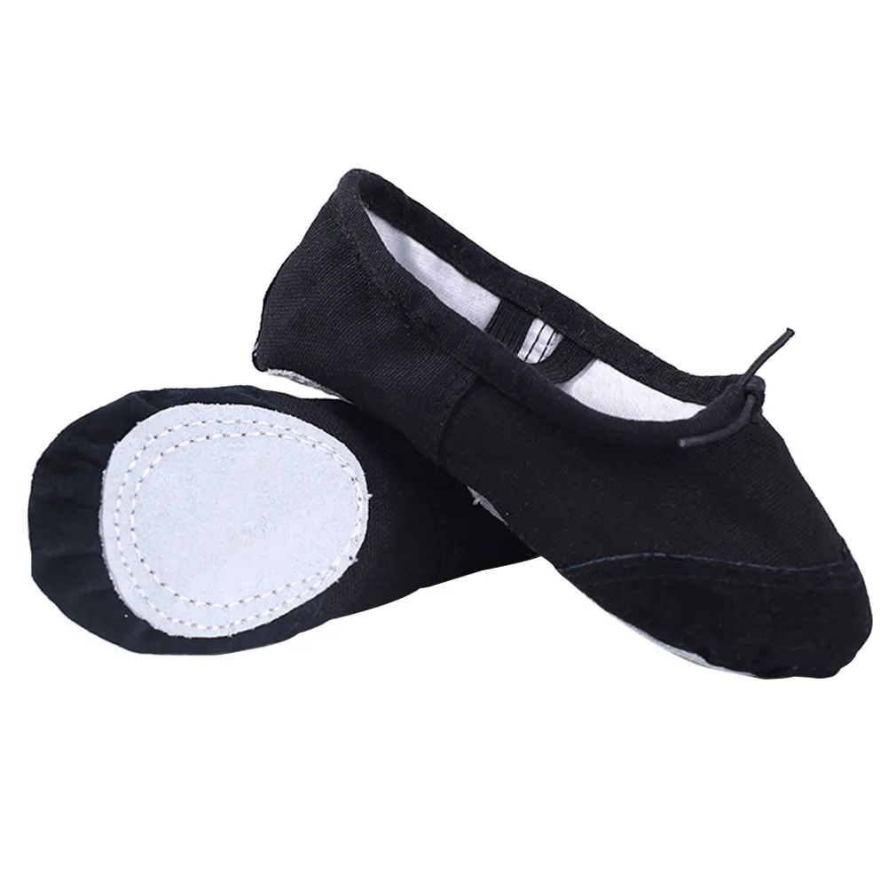 Пара женские прочные тапочки износостойкие парусиновые балетки Танцевальная
