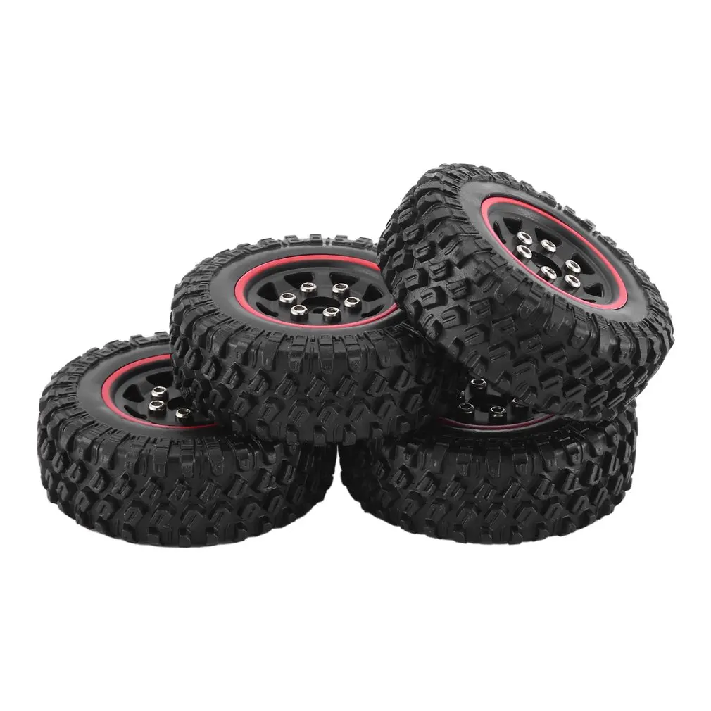 

4 Pcs Durable RC Car 2.2" Wheel Tires For Trx6 KM2 AXI03004 AXI03005 Fine Workmanship And Good Performance