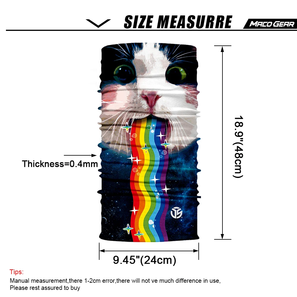 Бесшовные уличные гетры Magic Neck шарфы для лица спортивная рыбалка езда на