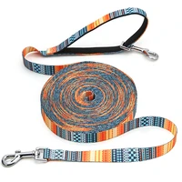 4 5m 6m 9m 15m pet dog leash small large puppy two dog leash recall training tracking obedience long lead mountain climbing rope