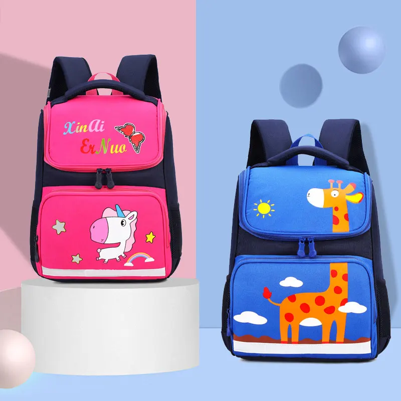 Primary Children Unicorn Backpack Dinosaur School Bag Kid Cute 3D Cartoon Orthopedic Satchel for Girl Mochila Infantil Escolares