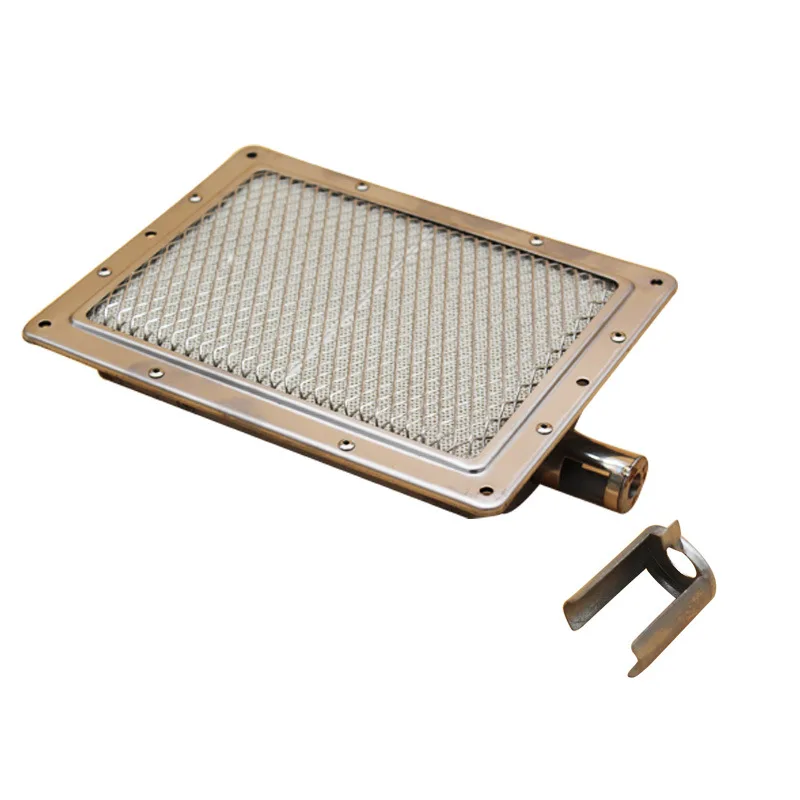 BBQ Gas Oven Heater Burner Galvanized Sheet Rectangle Barbecue Steam oven infrared Grill Parts Replace Outdoor indoor Grilling | Дом и сад