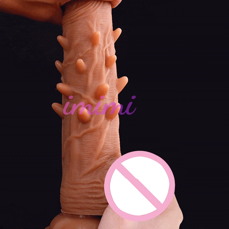 Огромный реалистичный мягкий фаллоимитатор на присоске мужской искусственный