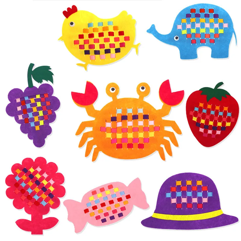 Поделки из нетканого тканевого плетения и развития материала родитель ребенок