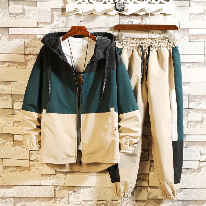 Спортивный костюм Huncher мужские комплекты 2020 уличная одежда в стиле хип хоп