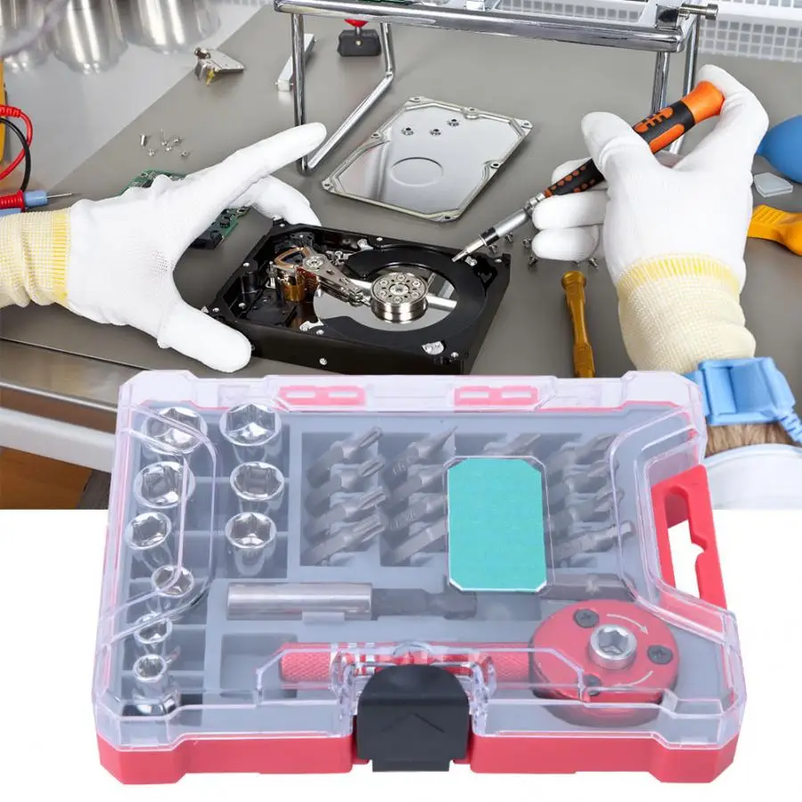 Набор мини-отверток с храповым механизмом 28 шт. | Инструменты