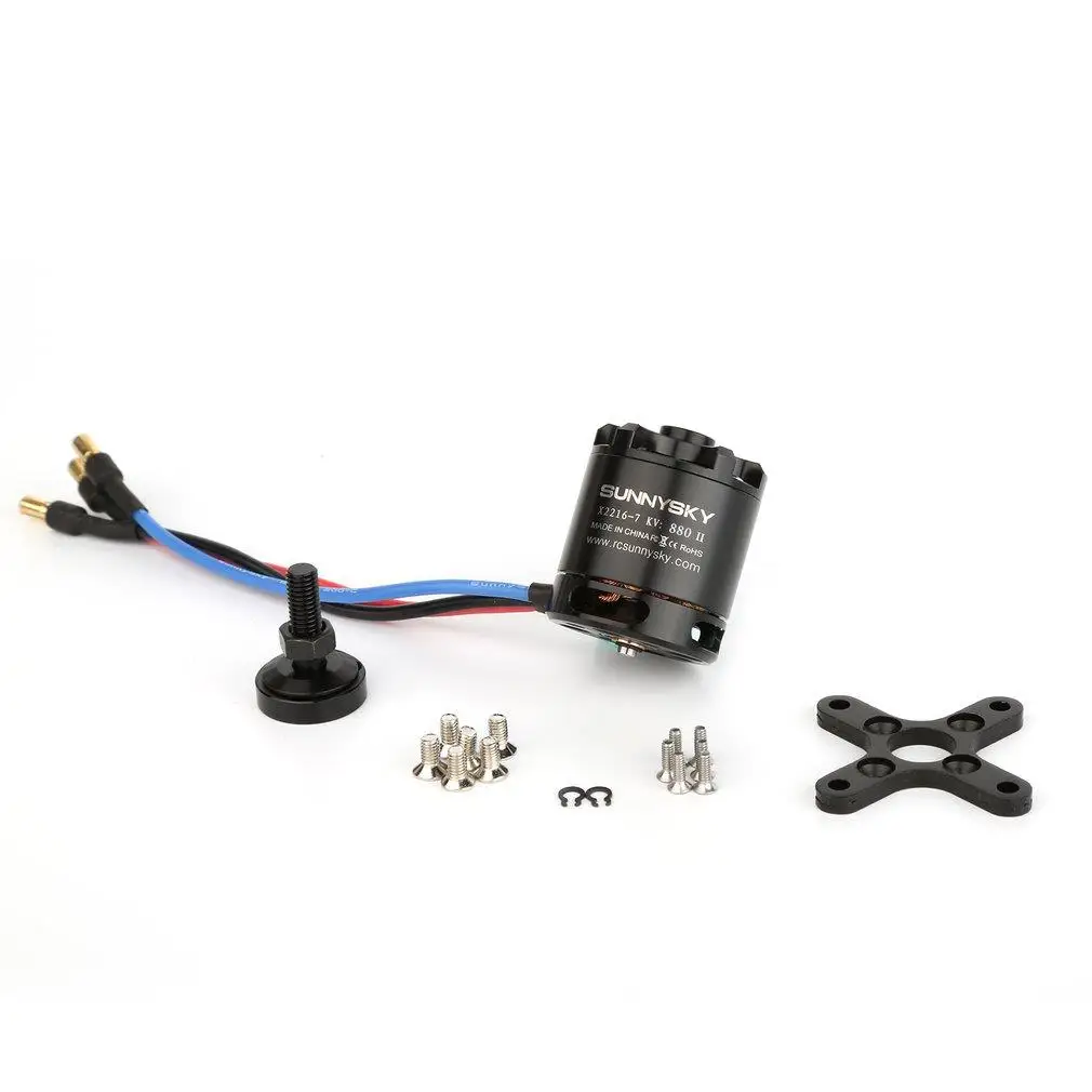 

Оригинальный SunnySky X2216 KV880 KV1100 KV1250 KV1400 KV2400 KV880 высокоэффективный бесщеточный двигатель для детской модели