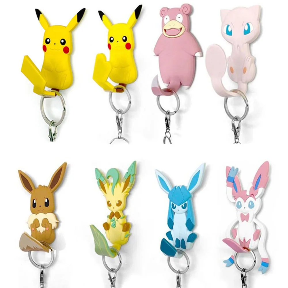 Аниме Покемон хвост Пикачу Mew Eevee свободный от ударов крючок экшн-Фигурки игрушки