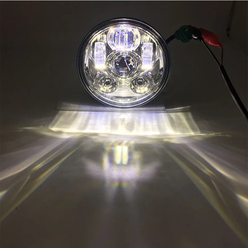 5 75 &quot5-3/4&quot мотоциклетный проектор 45 Вт светодиодная лампа для H arley Sportster 883 1200 Iron