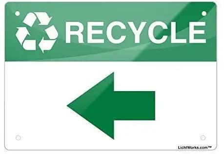 

Предназначено для переработки алюминия, Металлическая стрелка, перерабатываемые левые алюминиевые декоративные знаки