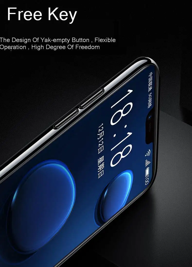 Жесткий чехол из поликарбоната с закаленным стеклом для телефона Huawei P30 P20 Mate 20 Pro