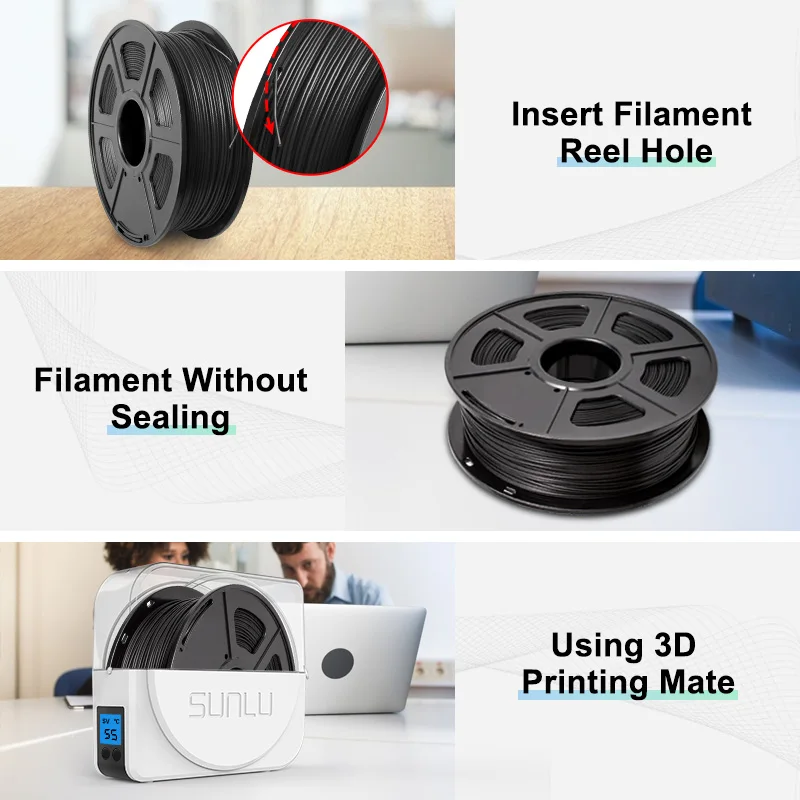 

KAIGE PLA 3D Printing Filament 1.75mm 2KG Tolerance +/-0.02mm Plastic Pla Non-toxic High strength 3D Printing Materials