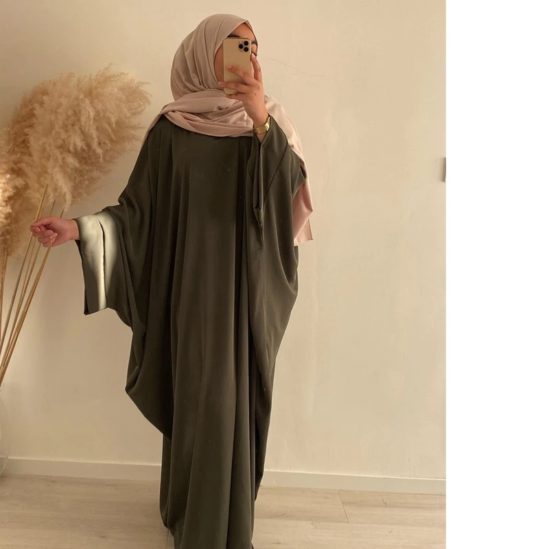 Мусульманский Хиджаб Рамадан, абайя, Дубай, молитвенная одежда, один предмет, цзилбаб, мусульманские платья для женщин, длинное платье химар...