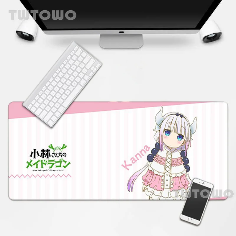 

Mouse Pad Gamer Custom Home New Mouse Mat MousePads Kanna Kamui Dragon Anti-slip Carpet Gamer Natural Rubber Laptop Mice Pad